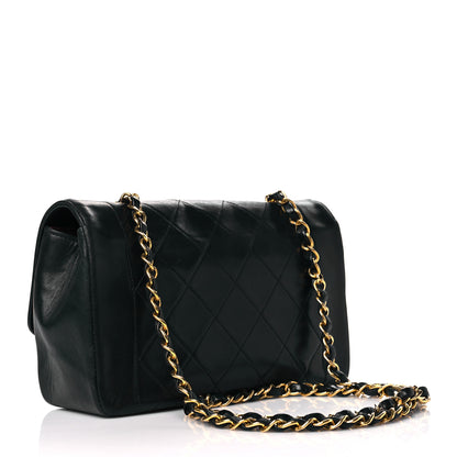 Chanel Lambskin Quilted Small Single Flap Black 2 of 9