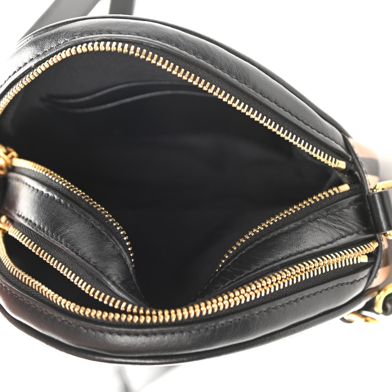 Burberry E-Canvas Calfskin Icon Stripe Louise Bag Archive Beige 5 of 11