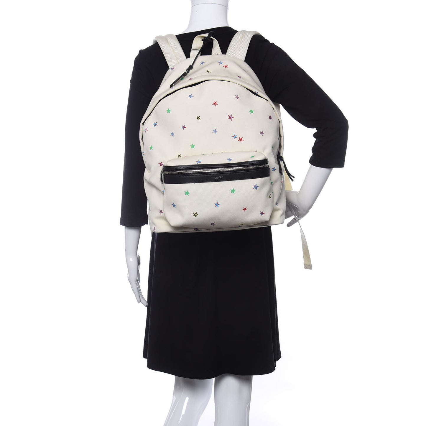 Canvas Star City Backpack White