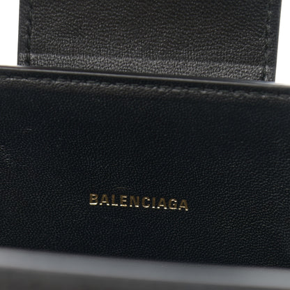 Balenciaga Calfskin Crocodile Embossed Medium Sharp Tote Black 6 of 12