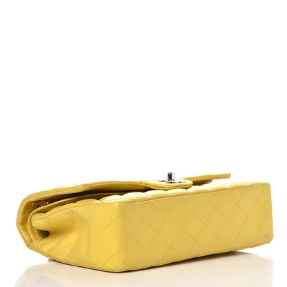 Chanel Lambskin Quilted Medium Double Flap Yellow 5 of 12