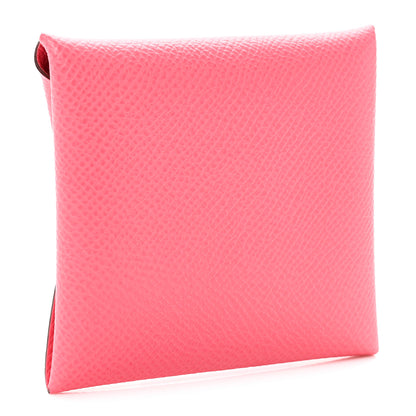 Hermes Epsom Bastia Coin Purse Rose Azalee 3 of 9