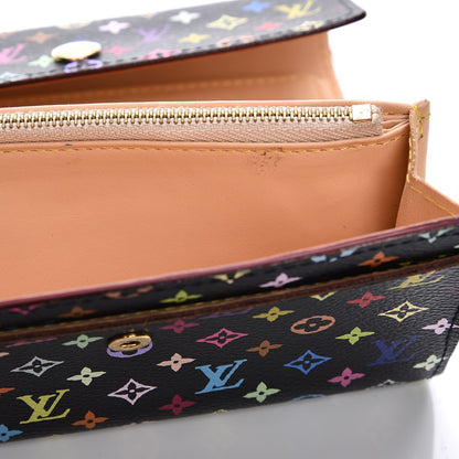 Louis Vuitton Monogram Multicolor Alexandra Wallet Black 10 of 10