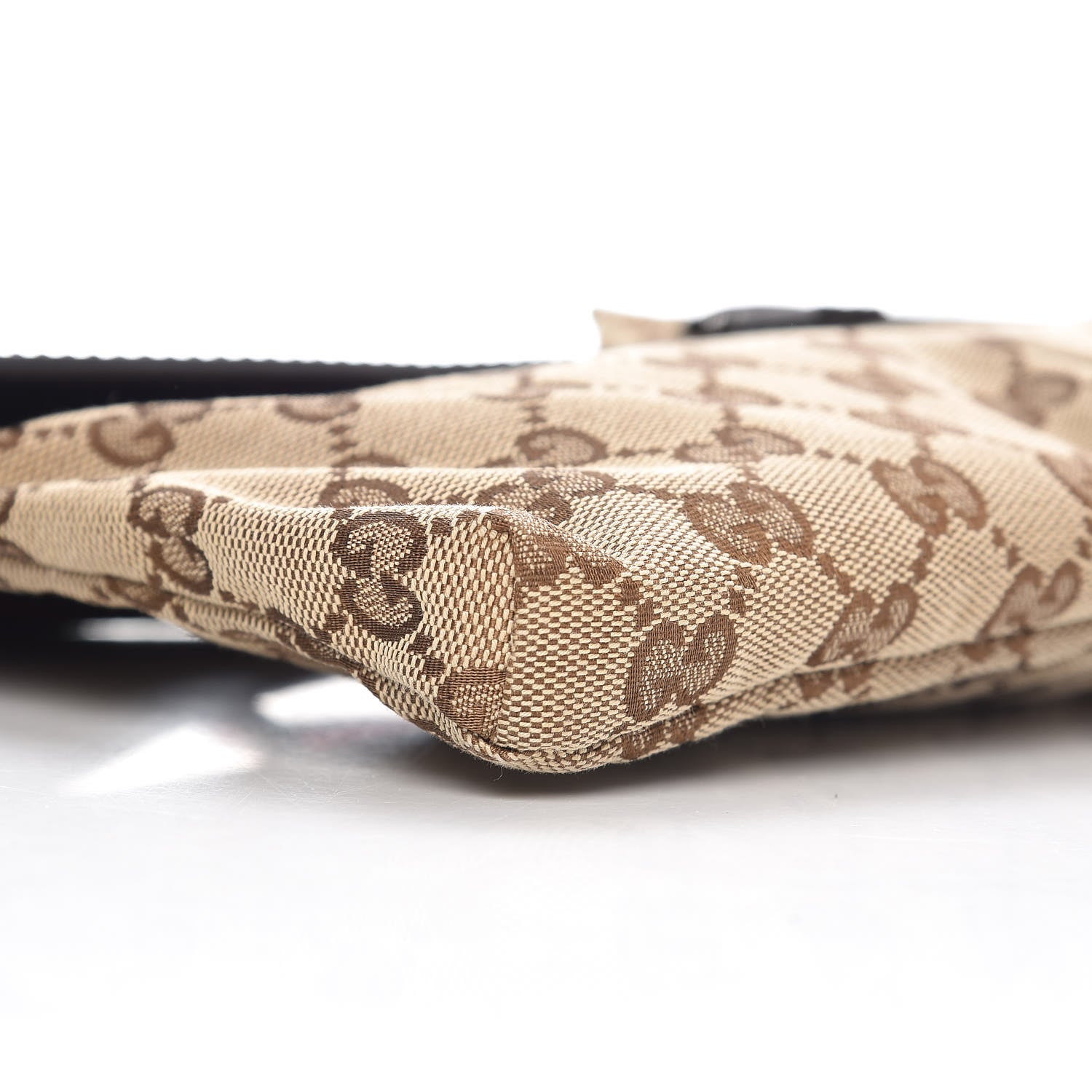 Gucci Monogram Web Belt Bag Dark Brown 5 of 11