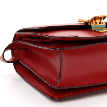 Celine Smooth Calfskin Small Classic Box Flap Bag Red 9 of 11