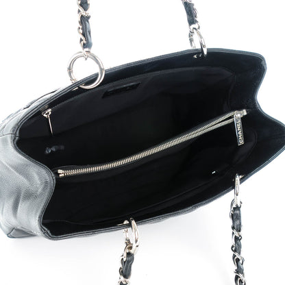 Chanel Caviar Quilted Grand Shopping Tote GST Black 5 of 8