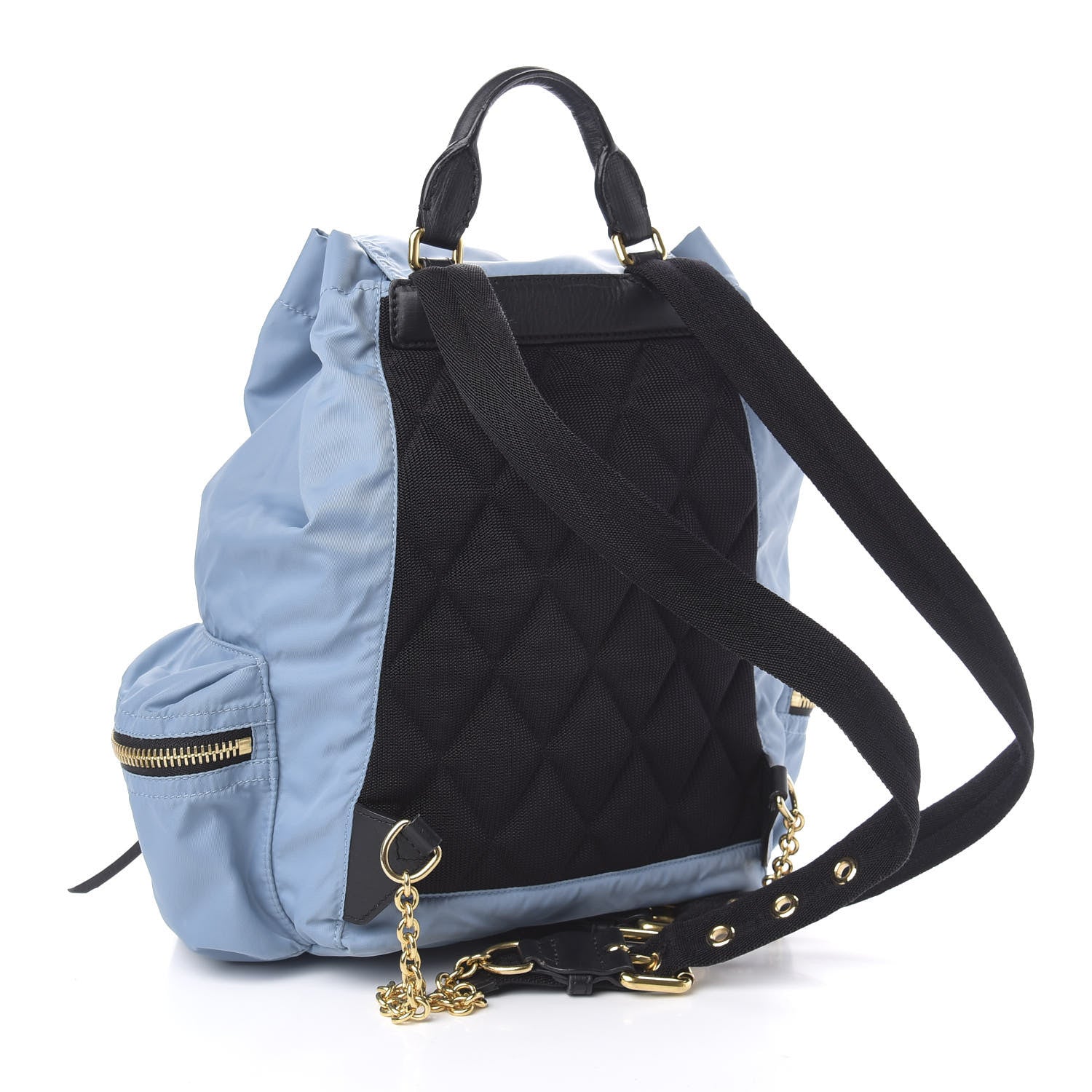 Burberry Nylon Medium Rucksack Backpack Light Blue 2 of 10