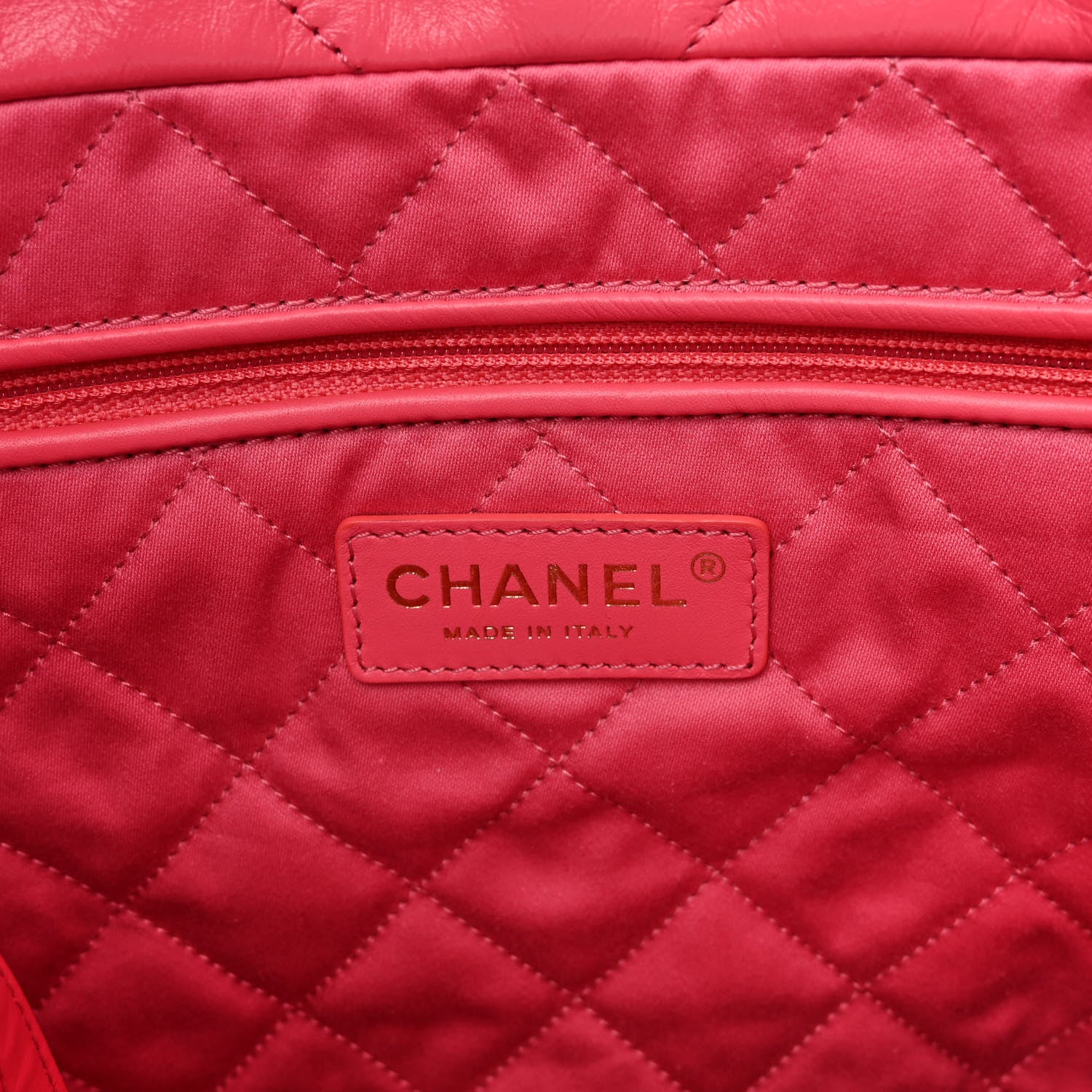 Chanel Shiny Calfskin Quilted Small Chanel 22 Coral Pink 7 of 11