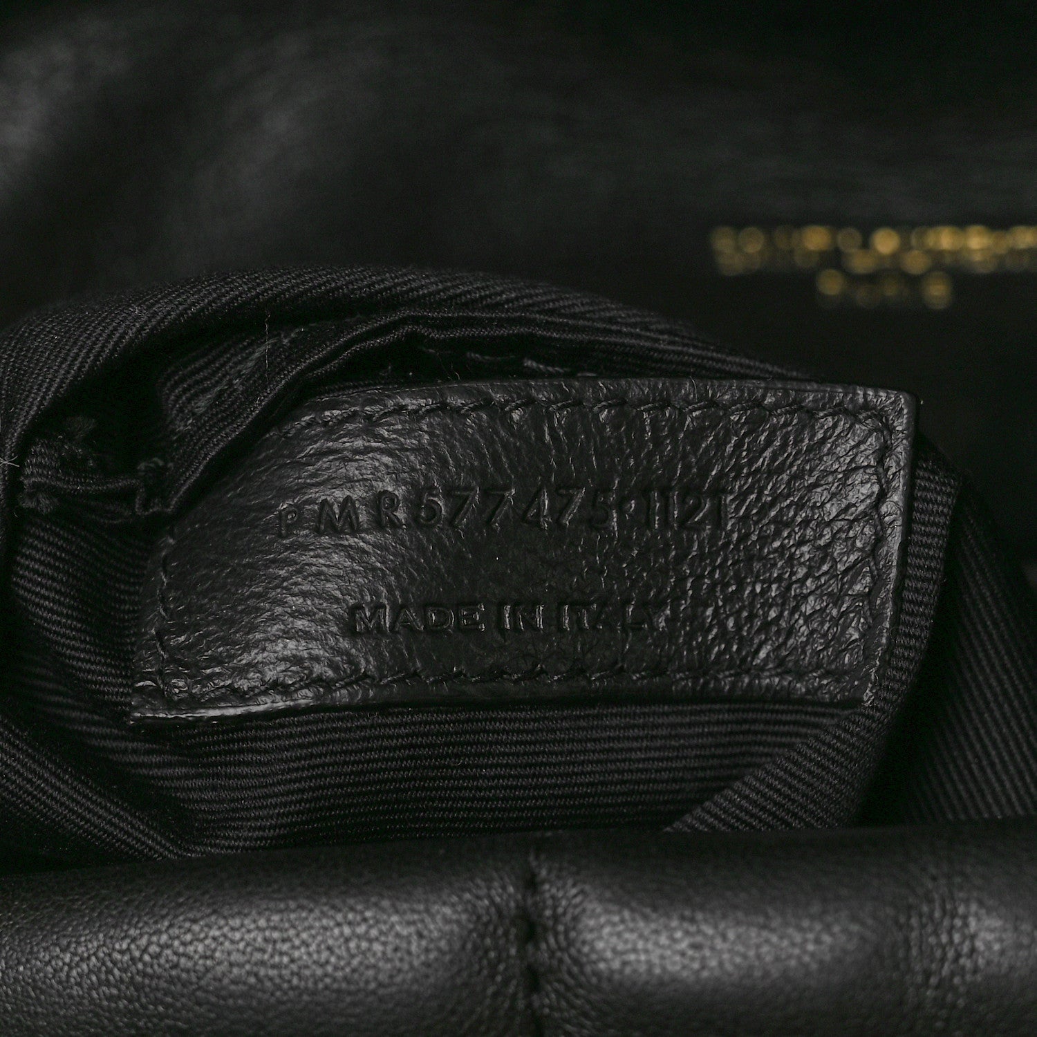 Saint Laurent Lambskin Quilted Medium Loulou Puffer Monogram Chain Satchel Black 8 of 12