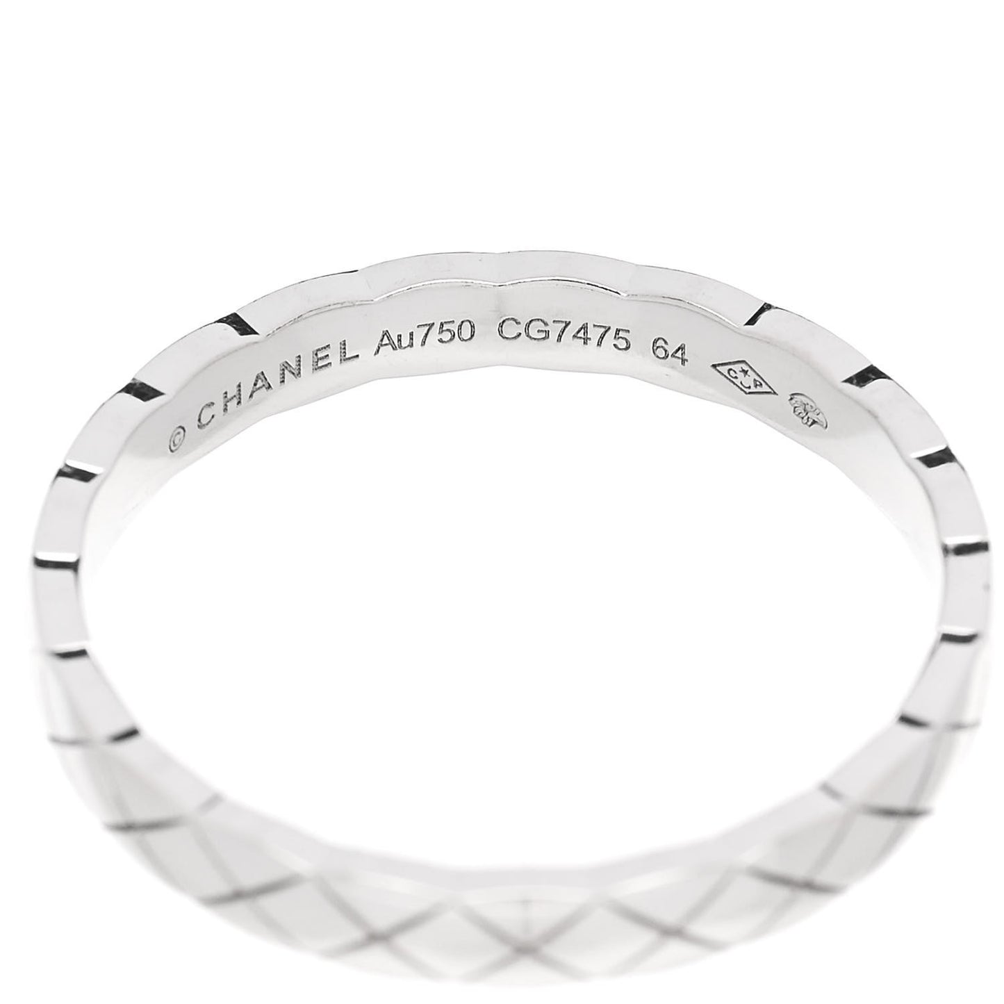 18K White Gold Mini Coco Crush Ring 64 10.75