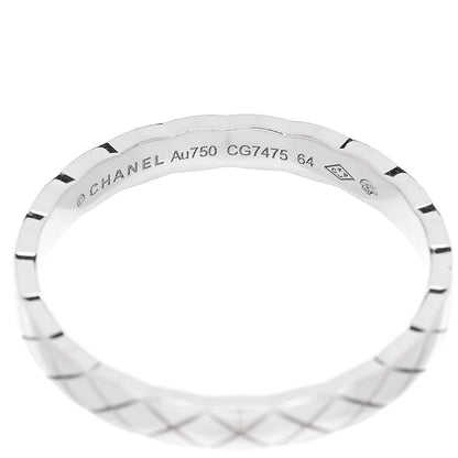 Chanel 18K White Gold Mini Coco Crush Ring 64 10.75 4 of 5