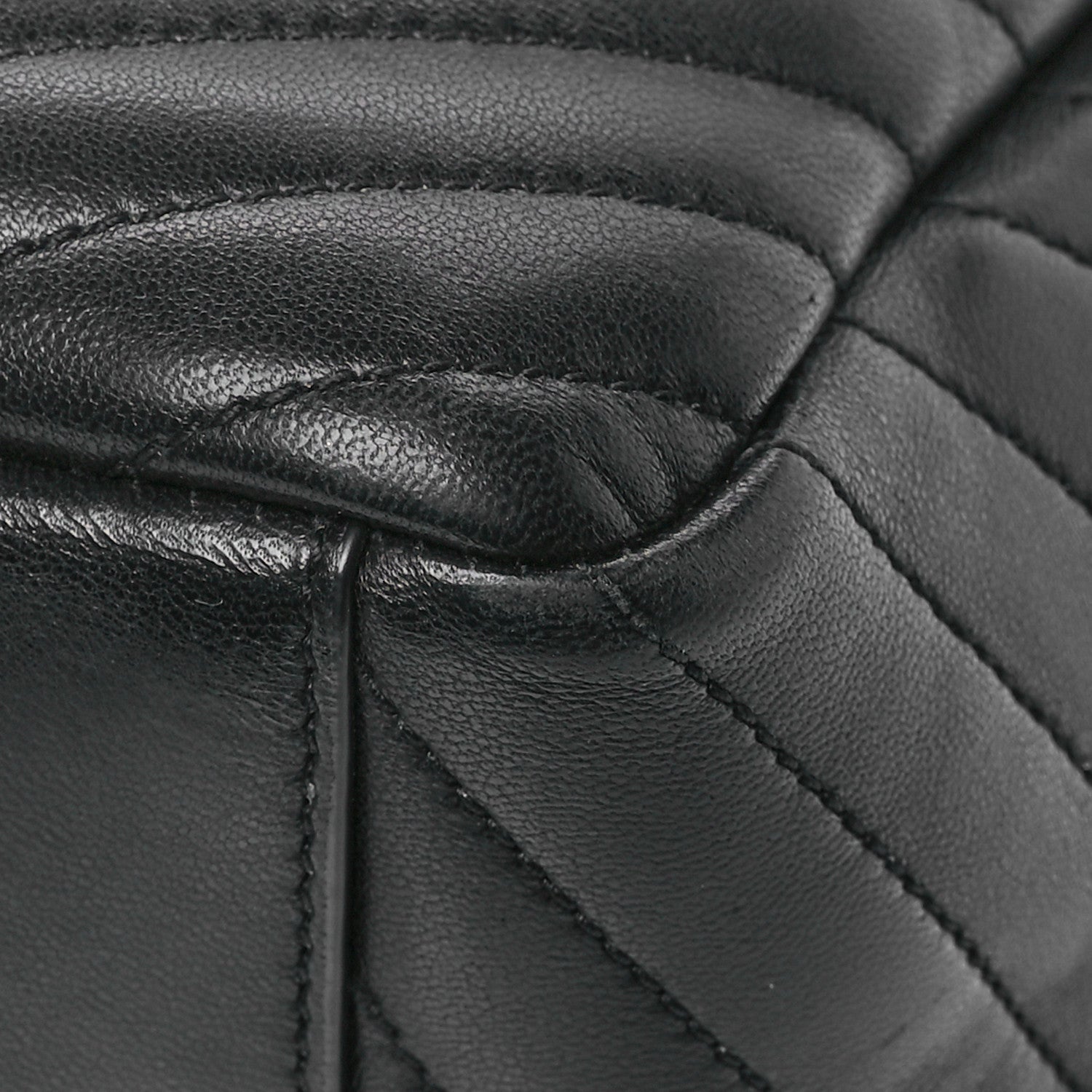 Saint Laurent Lambskin Matelasse Monogram Joe Backpack Black 9 of 11