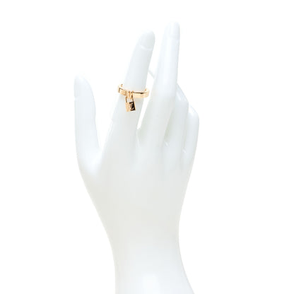 Louis Vuitton 18K Pink Gold Lockit Ring 49 5 2 of 6