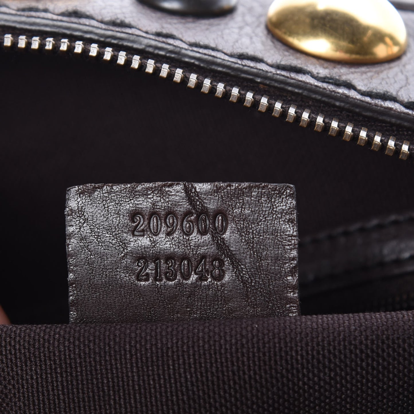 Crystal Monogram Medium Babouska Dome Bag Brown