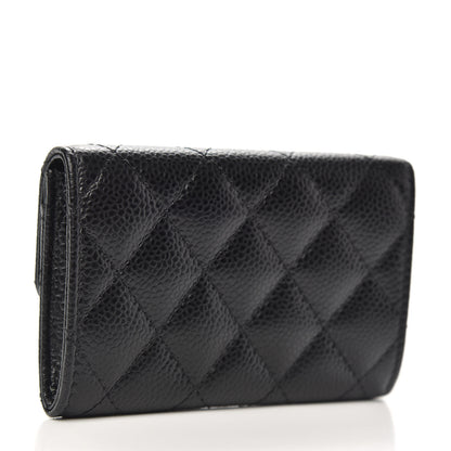 Chanel Caviar Quilted Flap Card Holder Black 3 of 9