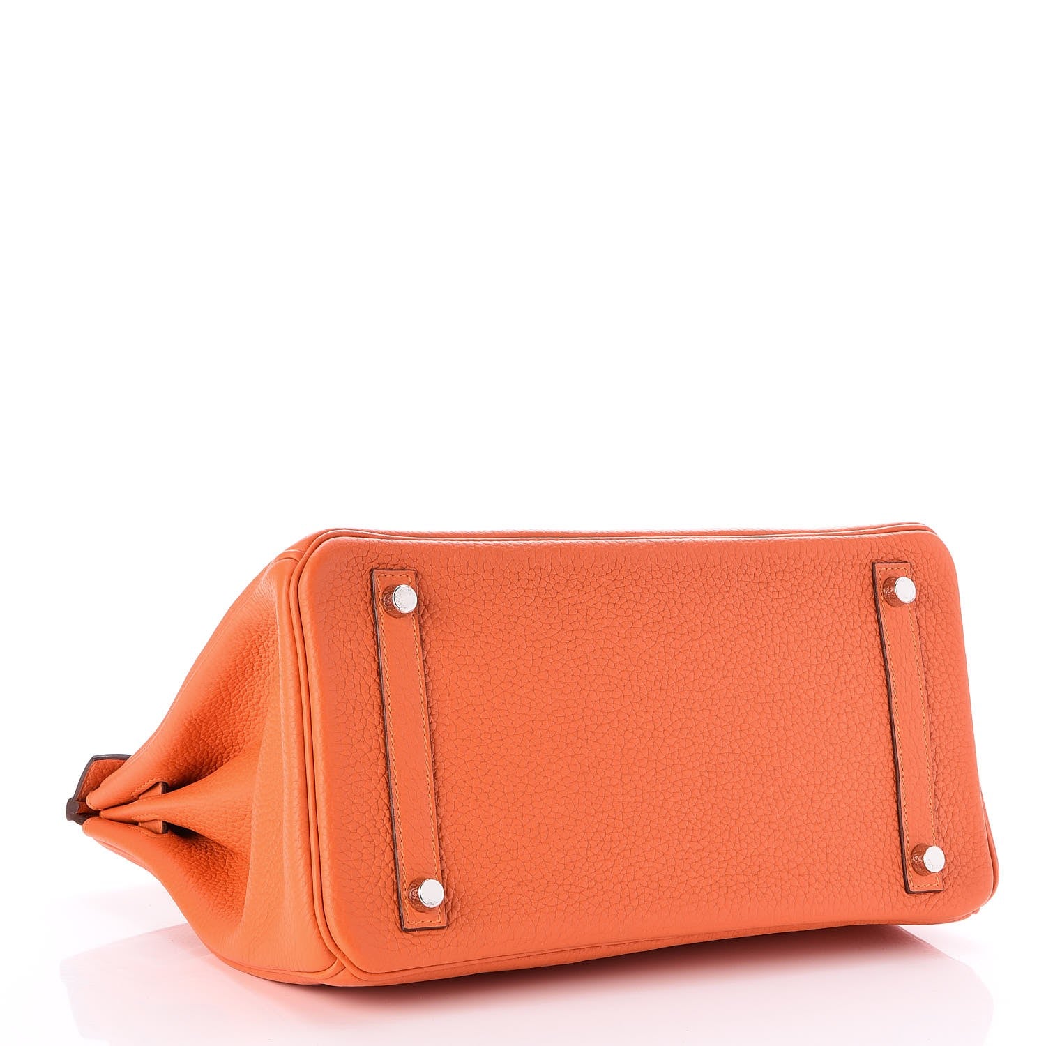 Hermes Taurillon Clemence Birkin 30 Feu 4 of 30