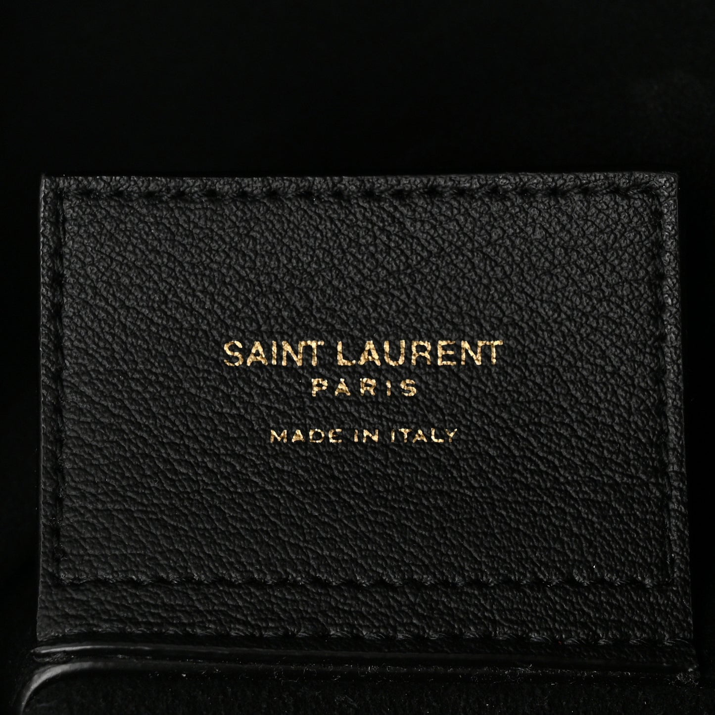 Calfskin Toy Shopping Tote Black