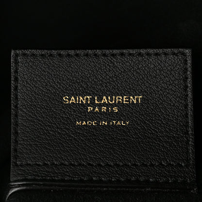 Saint Laurent Calfskin Toy Shopping Tote Black 6 of 11