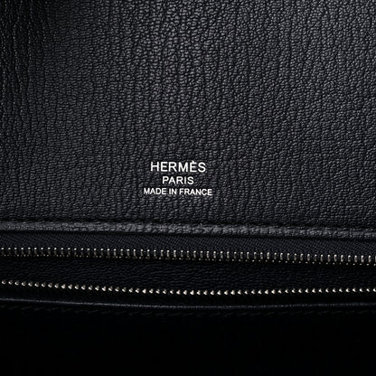 Hermes Epsom Casaque Birkin Sellier 30 Etoupe Sesame Bleu Indigo 6 of 9
