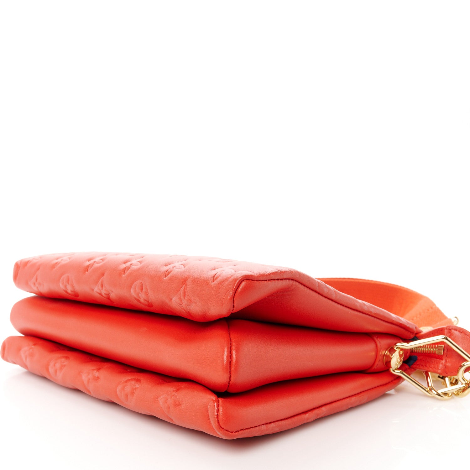 Louis Vuitton Lambskin Embossed Monogram Coussin PM Red 11 of 11