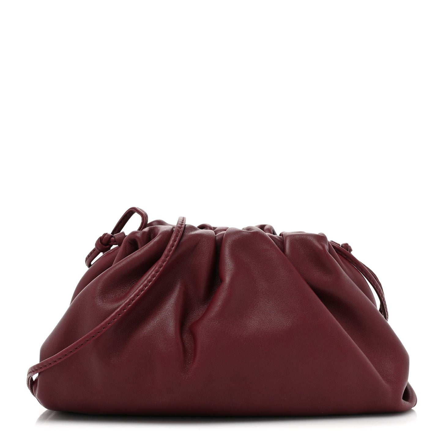 Butter Calfskin The Mini Pouch Bordeaux