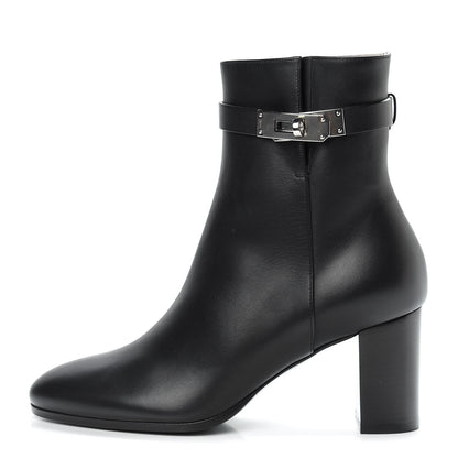Hermes Calfskin Saint Germain Ankle Boots 38 Black 1 of 10