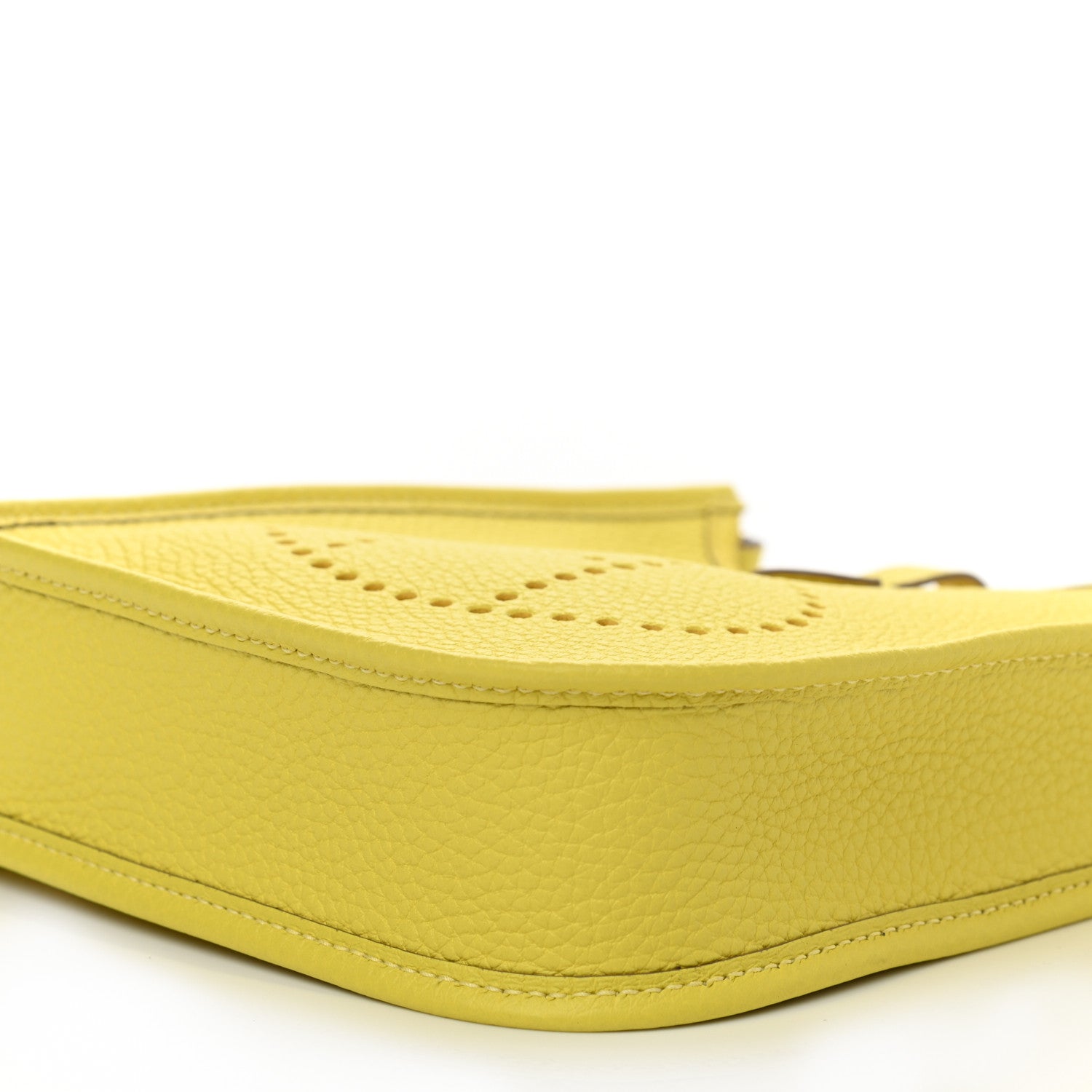 Hermes Taurillon Clemence Evelyne TPM Lime 9 of 9