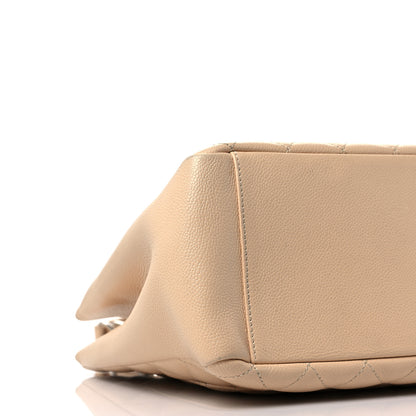 Chanel Caviar Quilted Grand Shopping Tote GST Beige Clair 7 of 9