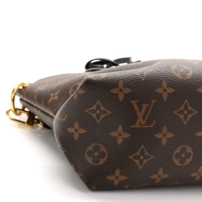 Louis Vuitton Monogram Flower Zipped Tote PM Black 8 of 9
