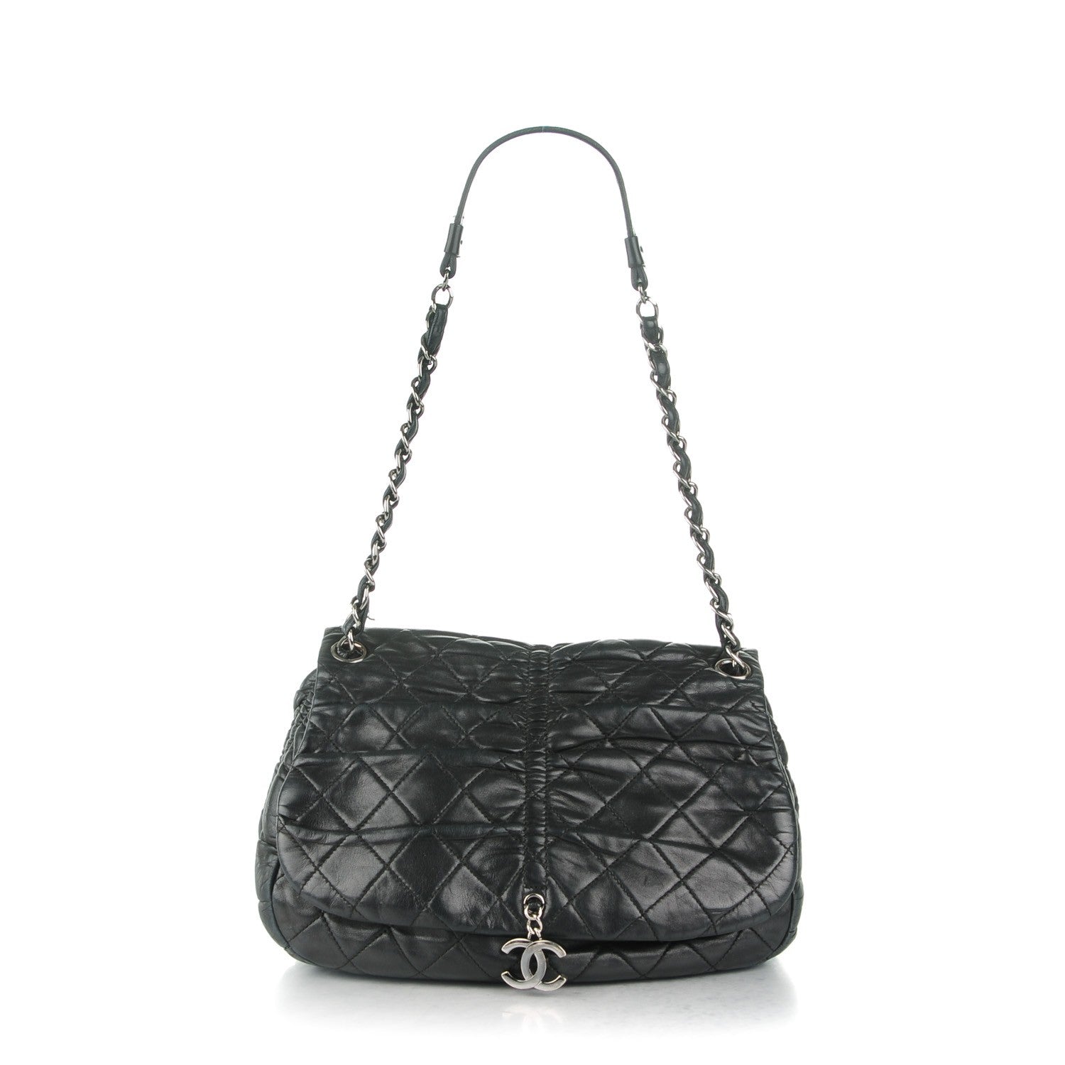 Chanel Lambskin Quilted Small Sharpei Flap Black 1 of 7