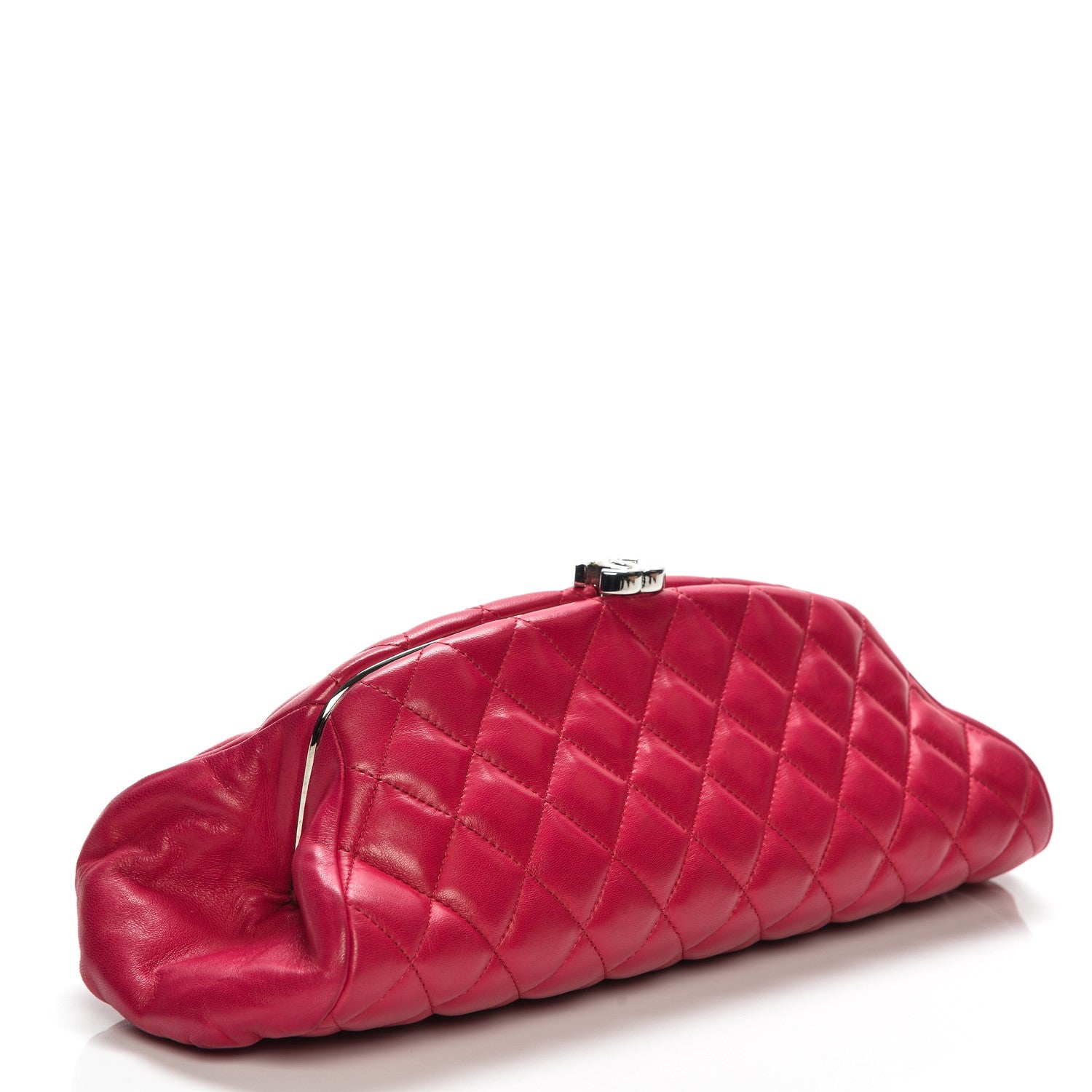 Chanel Lambskin Quilted Timeless Clutch Pink 3 of 8