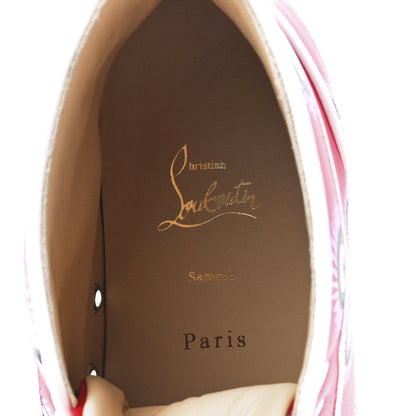 Christian Louboutin Crepe Satin Nappa Mens Loubi Eye Louis Orlato Flat Sneakers 42 Multicolor 8 of 9