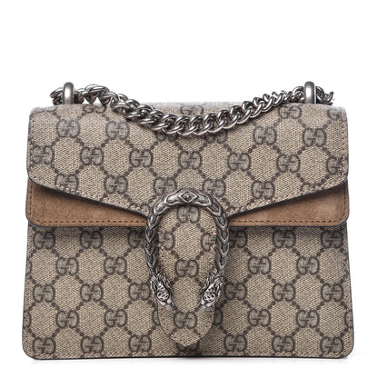 Gucci GG Supreme Monogram Mini Dionysus Shoulder Bag Taupe 1 of 14