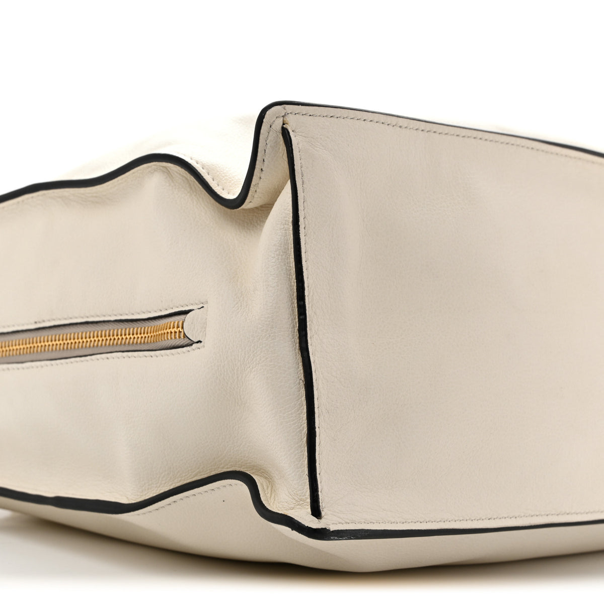 Glace Calfskin Tote White