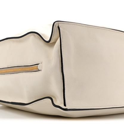 Prada Glace Calfskin Tote White 9 of 15