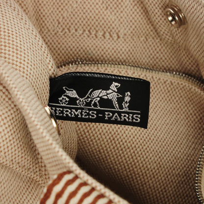 Hermes Cotton Canvas Tout Fourre PM Brown 7 of 10
