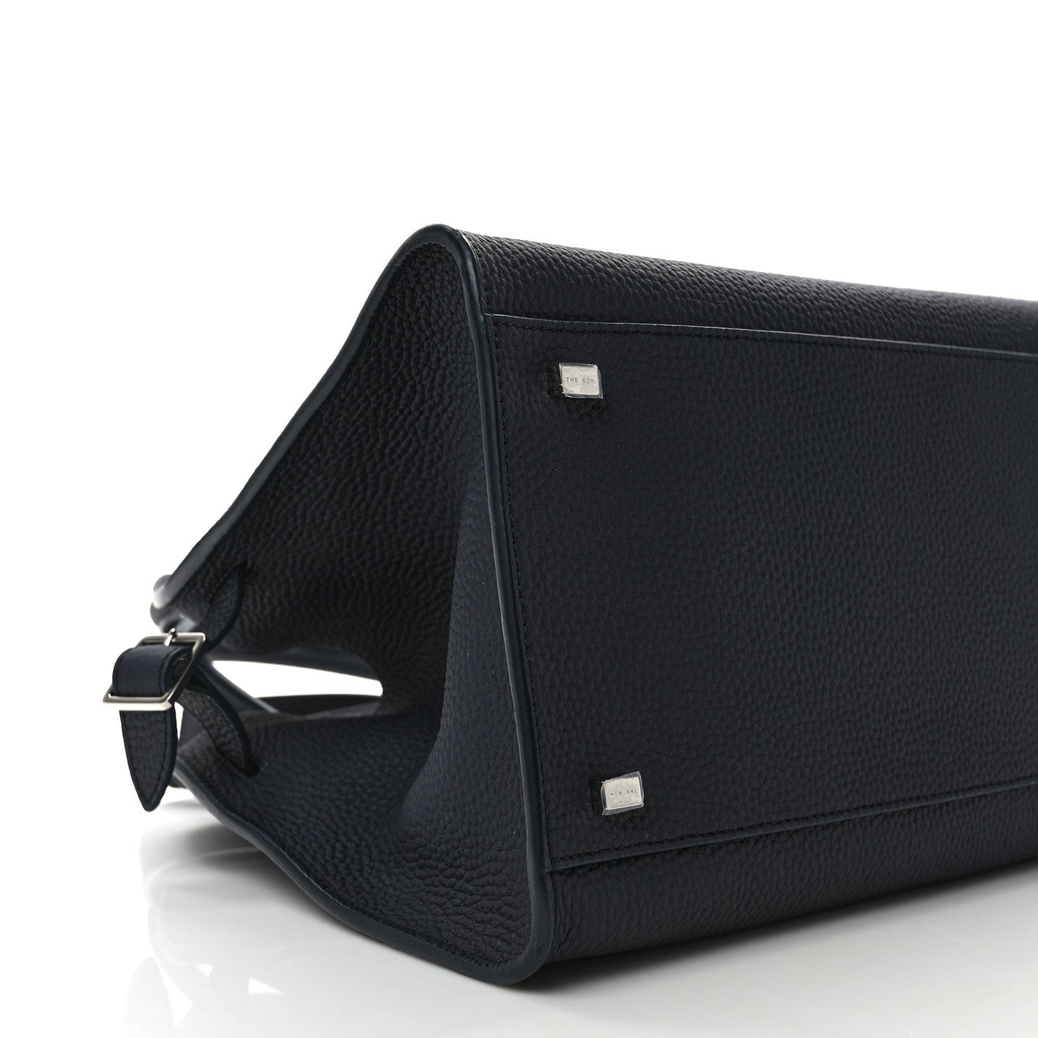 The Row Matte Grained Calfskin Soft Margaux 12 Marine 8 of 9