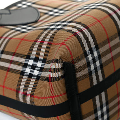Burberry Vintage Check Medium The Giant Reversible Tote Antique Yellow Bright Red 14 of 14