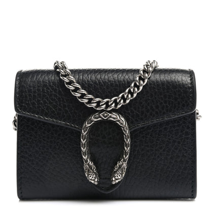 Gucci Calfskin Dionysus Coin Purse Black 1 of 7