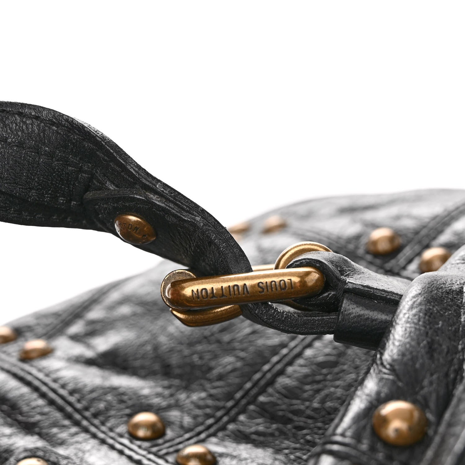 Louis Vuitton Lambskin Riveting Black 12 of 12