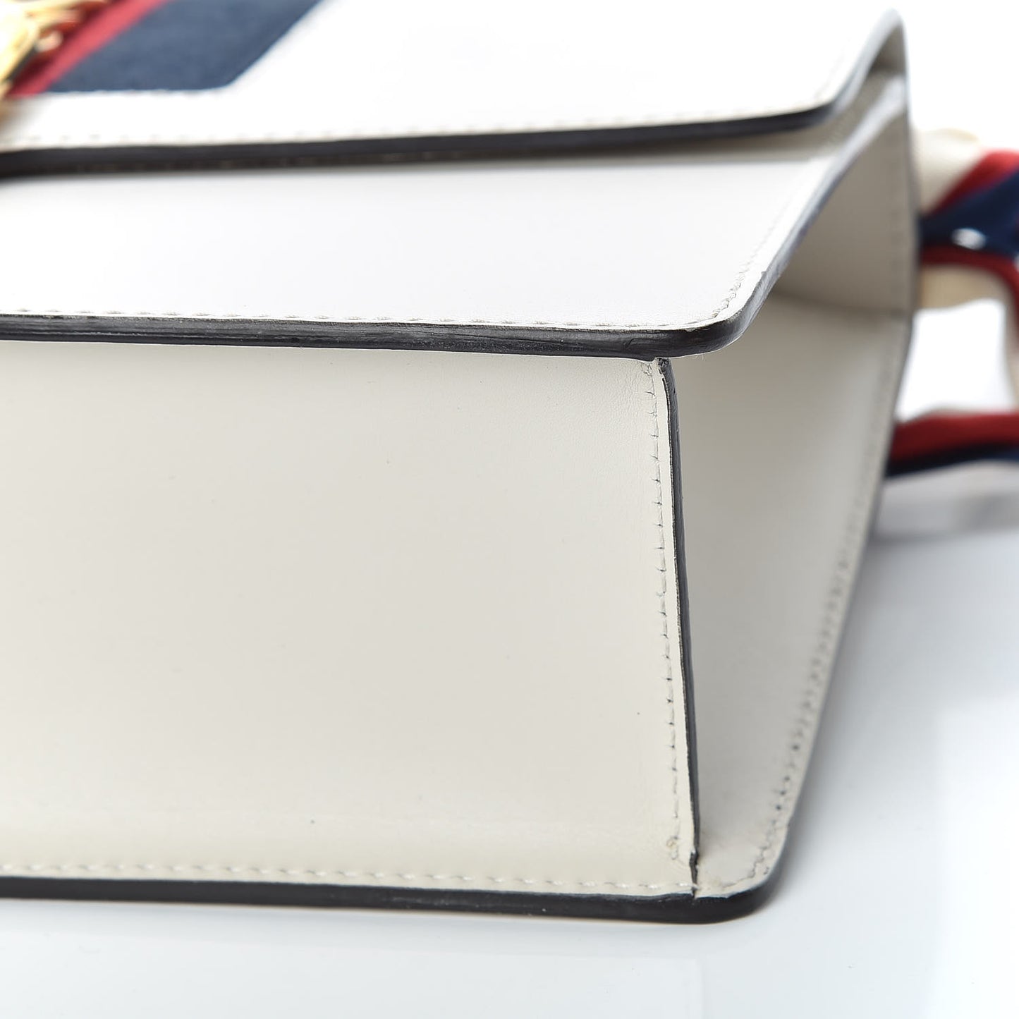 Calfskin Small Sylvie Shoulder Bag Off White