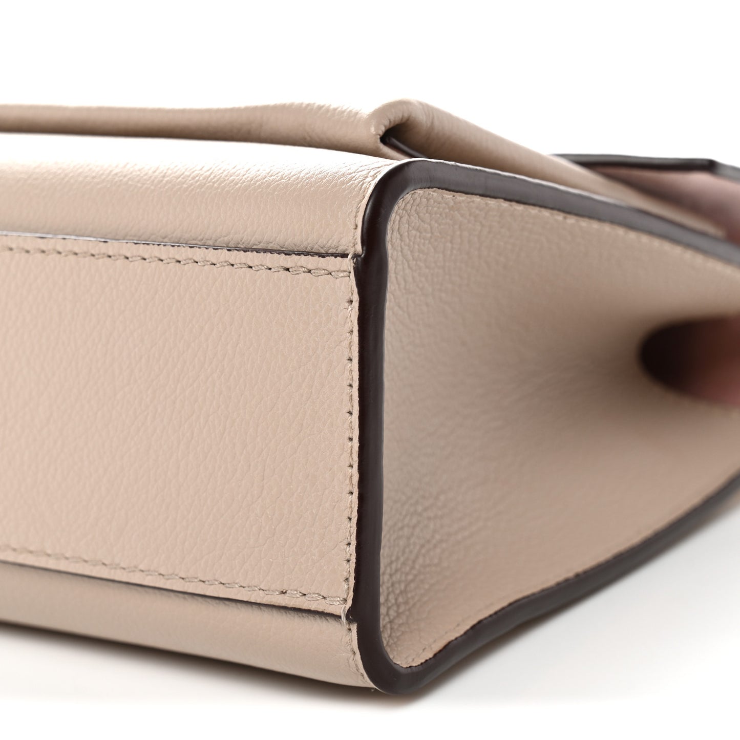 Soft Calfskin Mylockme Chain Bag BB Greige