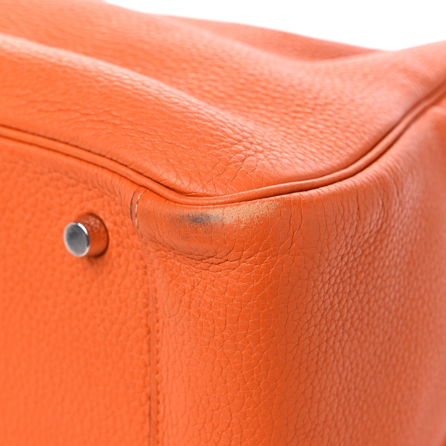 Hermes Taurillon Clemence Lindy 34 Orange 11 of 14