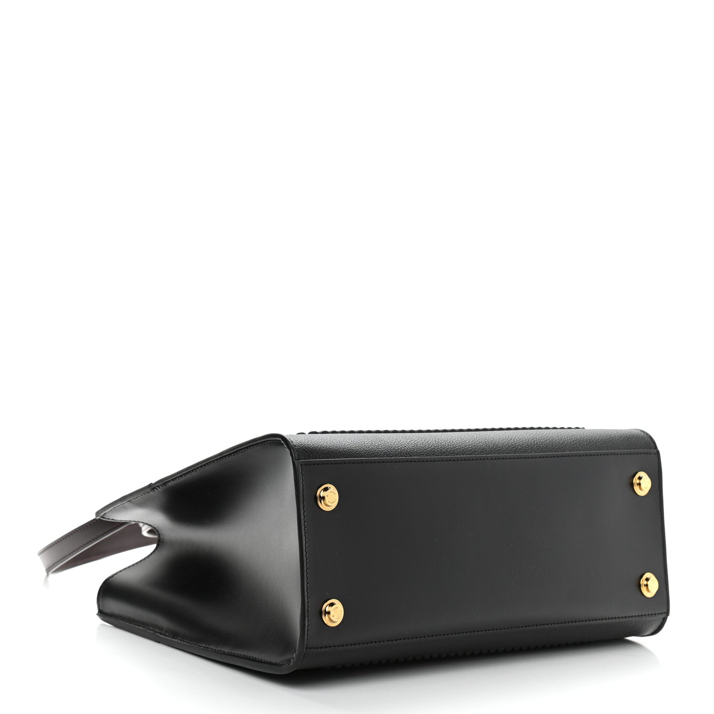 Calfskin Monogram City Steamer MM Black White