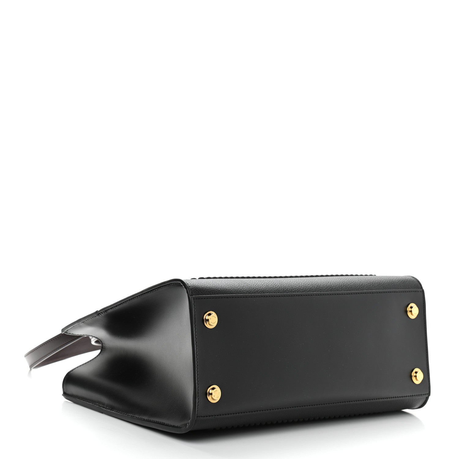 Louis Vuitton Calfskin Monogram City Steamer MM Black White 4 of 9