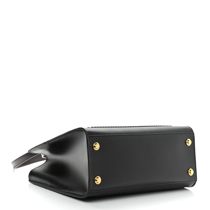 Louis Vuitton Calfskin Monogram City Steamer MM Black White 4 of 9