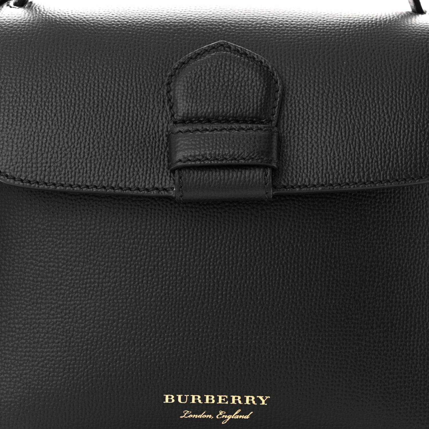 Burberry Derby Calfskin House Check Small Camberley Black 7 of 11