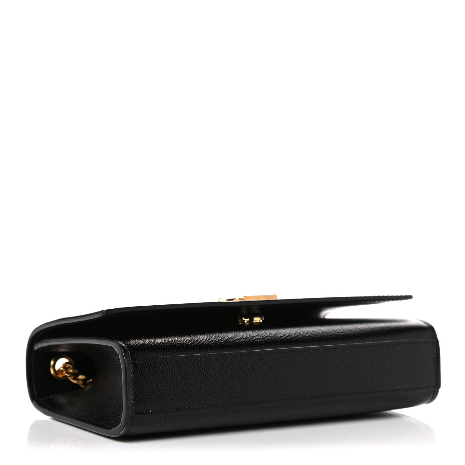 Saint Laurent Grain De Poudre Small Monogram Kate Satchel Black 4 of 10