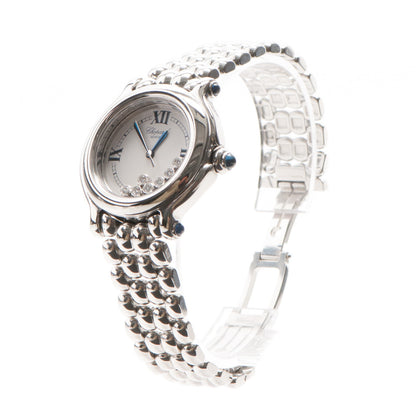 Chopard Stainless Steel 7 Diamond 32mm Happy Sport Quartz Watch 4 of 9