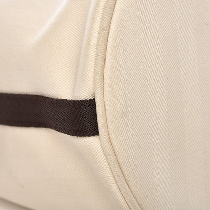 Hermes Natural Barenia Toile Sac De Pansage Grooming Bag 9 of 9